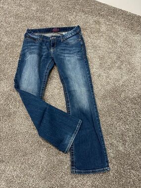 Cinch Women's Blue Bootcut Jeans - Distressed Wash